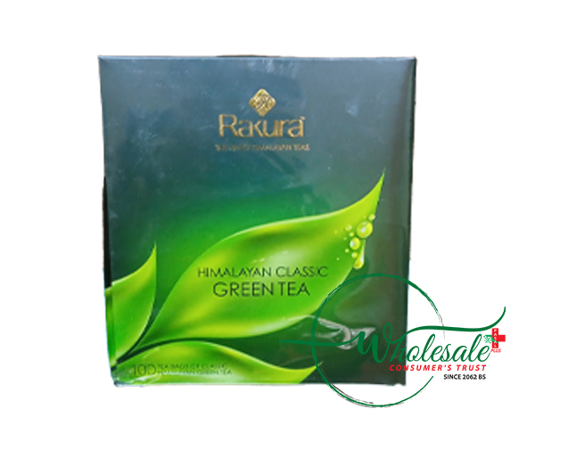 Rakura Green Tea 100 Tea Bags