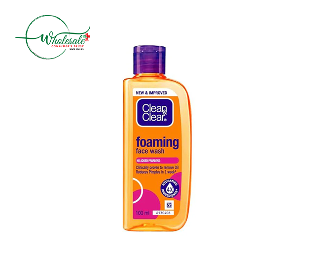 CLEAN CLEAR FOAMING FACE WASH 50ML