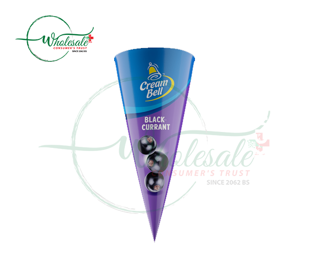 CREAM BELL BLACK CURRANT CONE 105ML