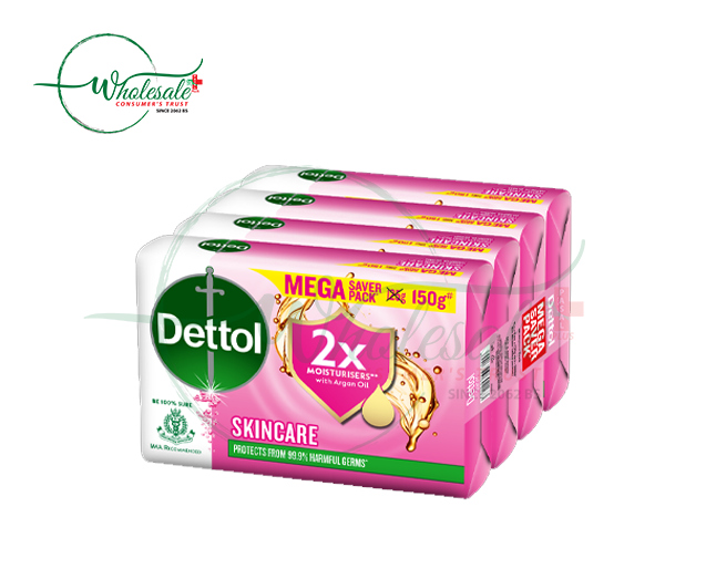 DETTOL SOAP SKIN CARE 150GM*4