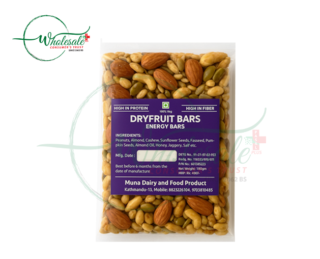 DRYFRUIT BAR ENERGY ENERGY BAR 180GM