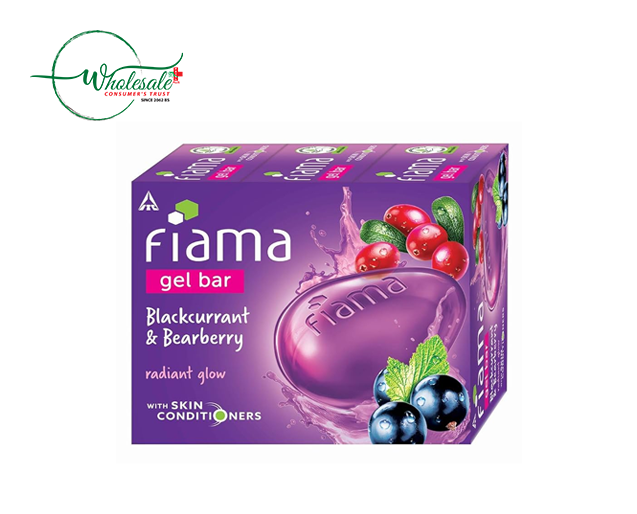 FIAMA GEL BAR BLACKCURRANT & BEARBERRY 125GM