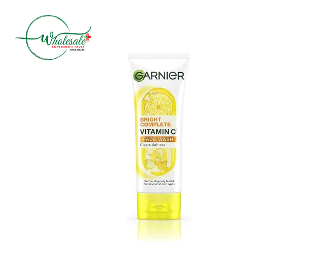 GARNIER BRIGHT COMPLETE VITAMIN C FACE WASH 50GM