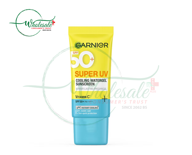 GARNIER SUPER UV COOLING WATERGEL SUNSCREEN SPF50+