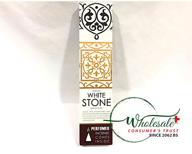 White Stone Incense Sticks 90g