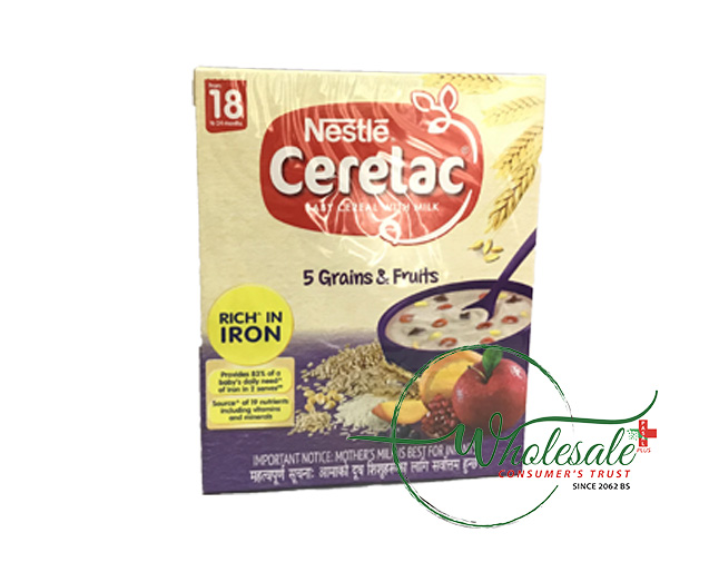 Nestle Cerelac 5 grains and fruits 18 month 300g