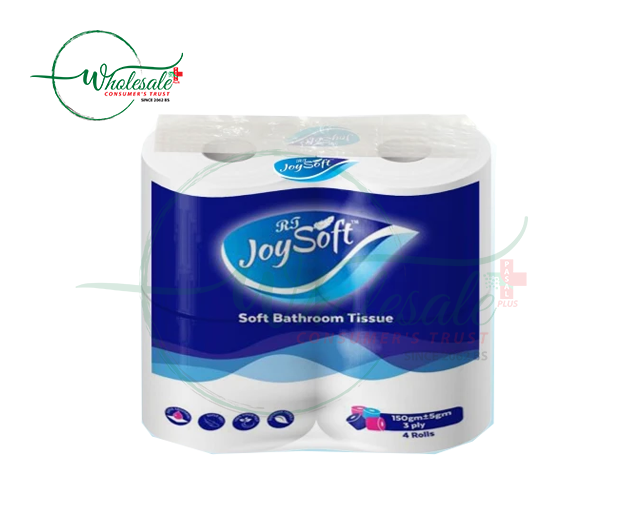 JOY SOFT BATHROOM TISSUE 3PLY 155GM*4