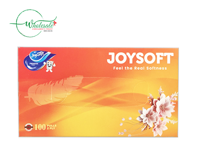 JOY SOFT TISSUE BOX 100 PULLS 2PLY