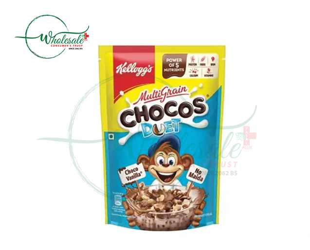 KELLOGGS CHOCOS (DUET POUCH) 375GM