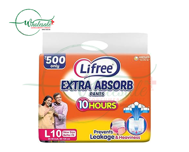 LIFREE ADULT PANTS LARGE (35-49INCH) 10PCS