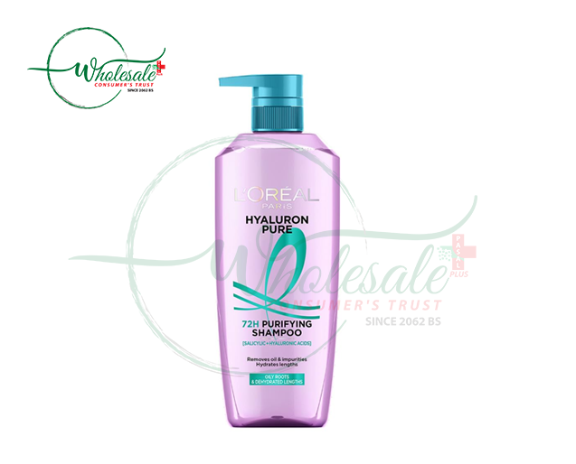 LOREAL HYALURON PURE PURIFYING SHAMPOO 650ML