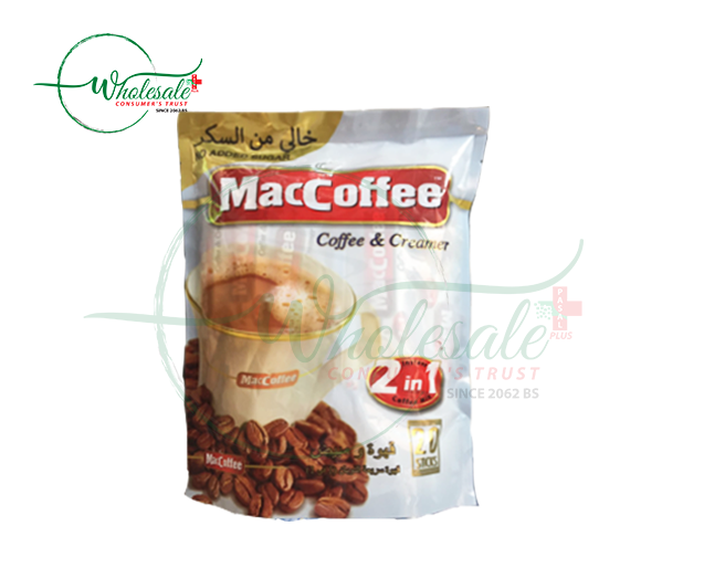 MAC COFFEE AND CREAMER 2IN1 20 STICKS 