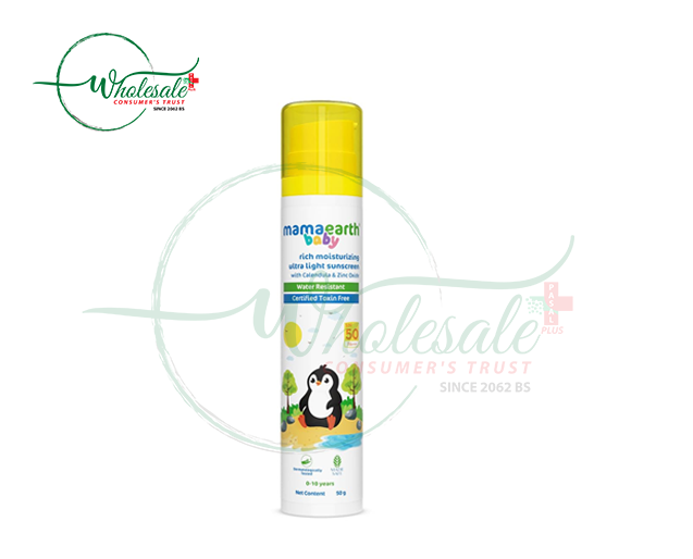 MAMAEARTH BABY RICH MOISTURIZING SUNSCREEN 50G