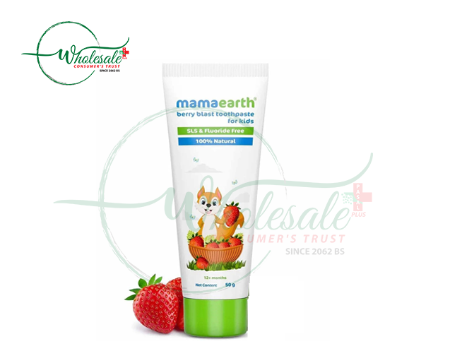 MAMAEARTH BERRY BLAST TOOTH BRUSH FOR KIDS 50GM