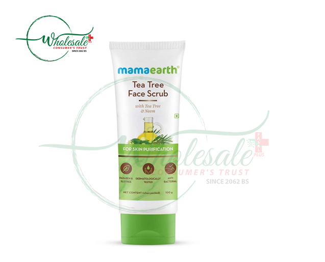 MAMAEARTH TEA TREE FACE SCRUB 100GM
