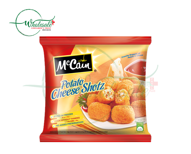 MC CAIN POTATO CHEESE SHOTZ 250GM