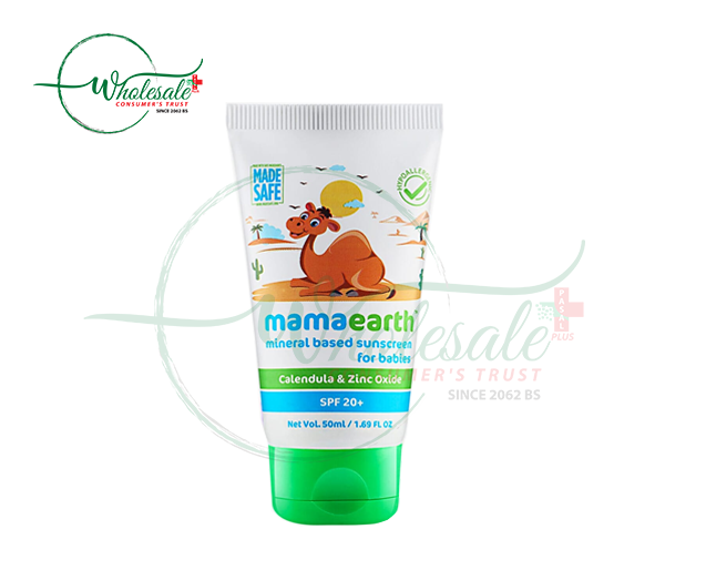 MAMAEARTH MINERAL BASED SUNSCREEN FOR BABIES SPF20