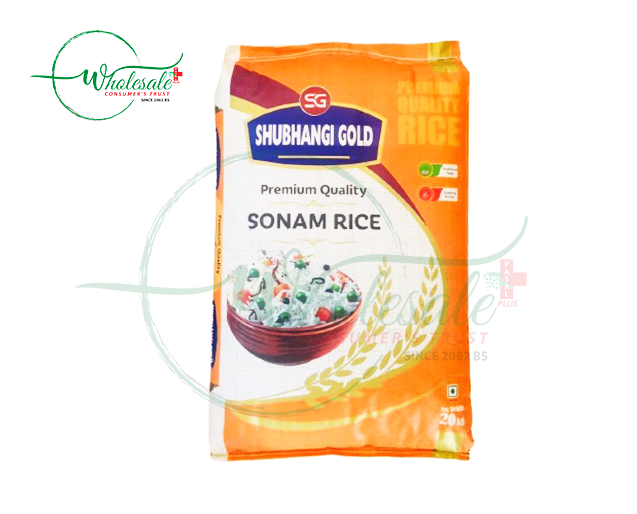 SHUBHANGI GOLD SONAM RICE 20KG