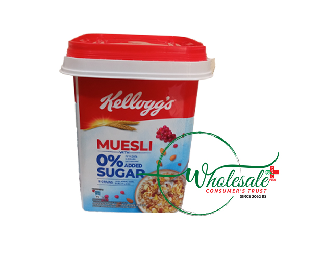 Kelloggs Muesli 1kg 0% added Sugar