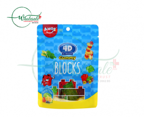 AMOS 4D GUMMY BLOCKS 72GM