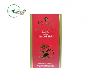 RAKURA STRAWBERRY BLACK TEA (25 TEA BAGS)