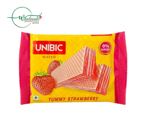 UNIBIC WAFER YUMMY STRAWBERRY (360G) 30G*12